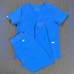 Figs Royal Blue Scrub Set - Women’s Medium